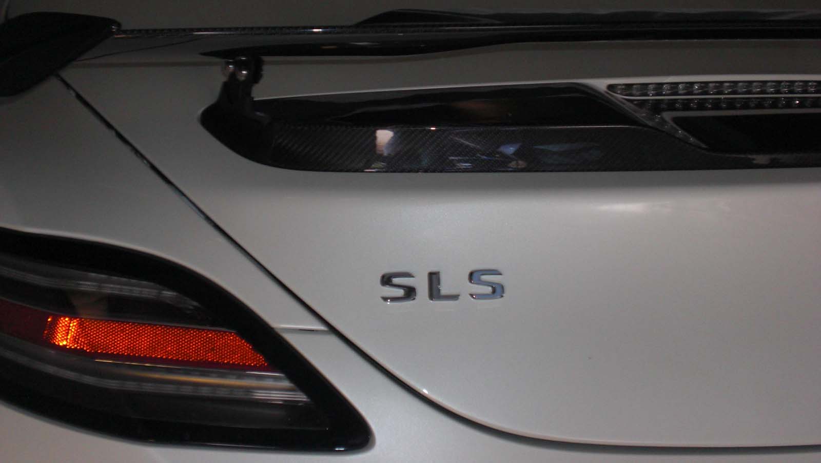 SLS C197 Black Series Heckflügel, Heckspoiler Göckel Carbon 
